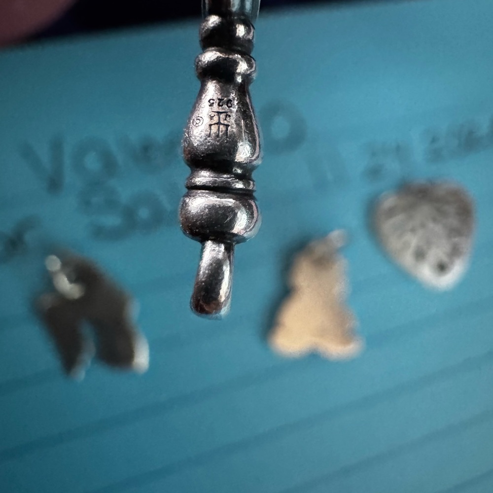 James Avery Silver Clear Stone Ring - image 3